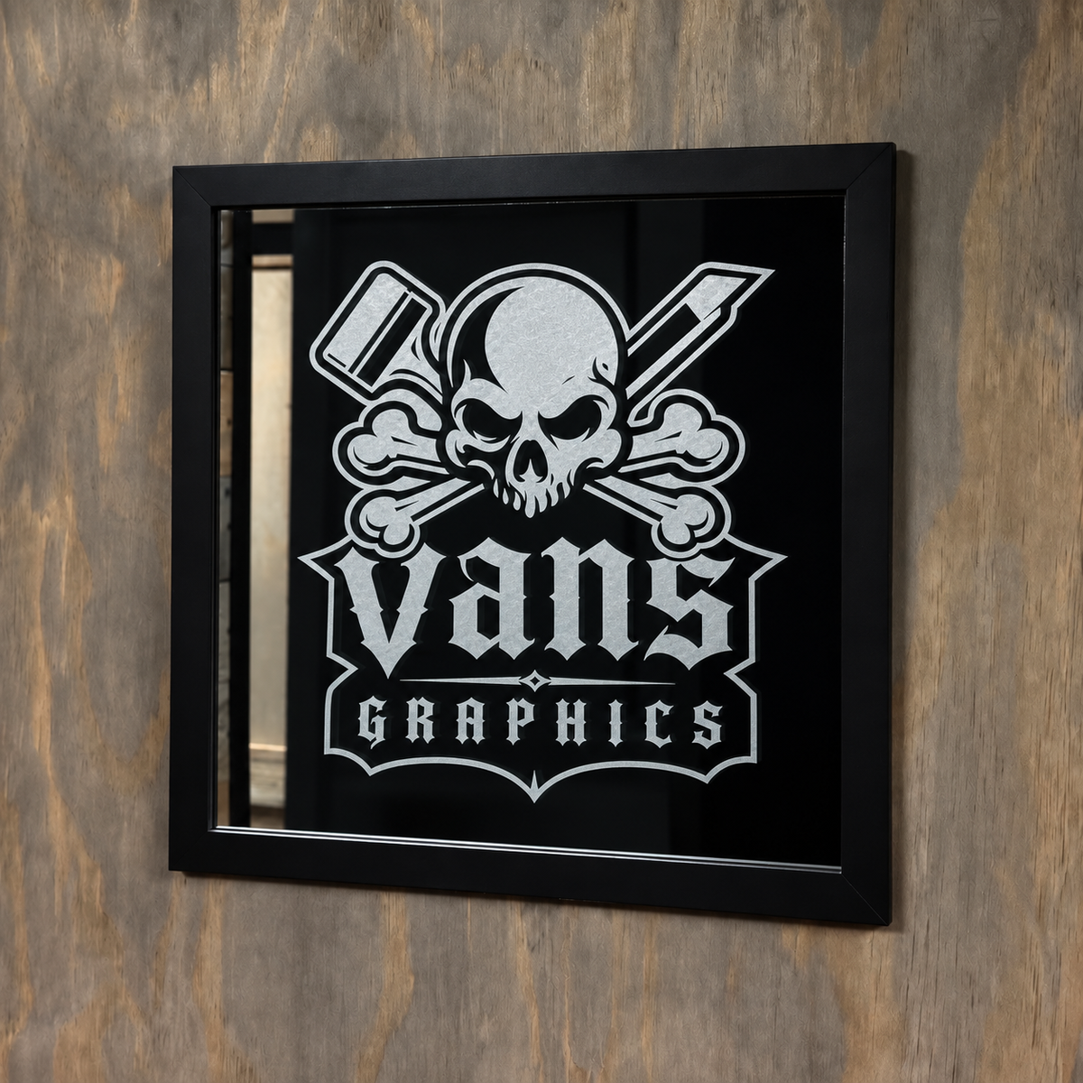Van’s Graphics Logo Mirror