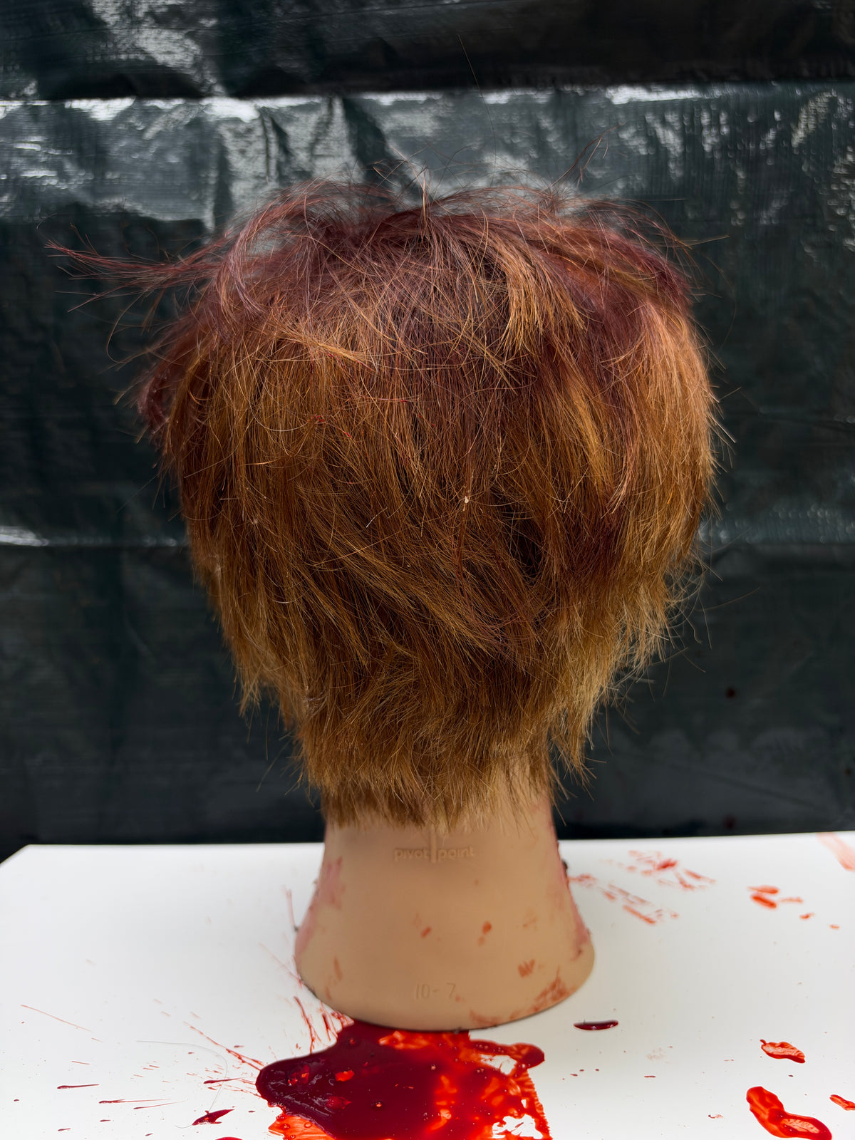 Jaw Dropping Head | Realistic Gore Jawless Severed Head Graphic Halloween Decor Prop